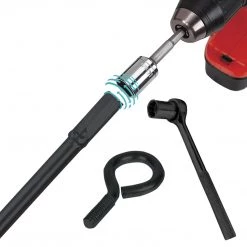 AshmanOnline Ashman Black Ground Anchor 15 Inches In Length And 2/5 Inch Diameter Ideal For Tents, Canopies, Car Ports, Swing Sets (4 Pack). Ground Anchors