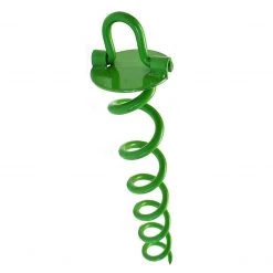 Ashman Products Ground Anchors Ashman 16 Inch Spiral Ground Anchor Green Color - Ideal For Securing Animals, Tents, Canopies, Sheds, Car Ports, Swing Sets, 44 Count